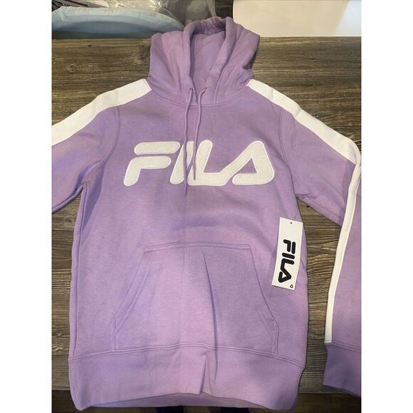 FILA Chica Sweatshirt Hoodie Purple Size XS. Front Pockets. NWT. $55.00. 10 - Picture 1 of 8